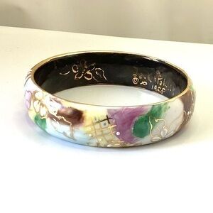 Floral Ceramic Bangle Jack Palmer 1988